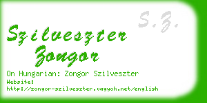 szilveszter zongor business card